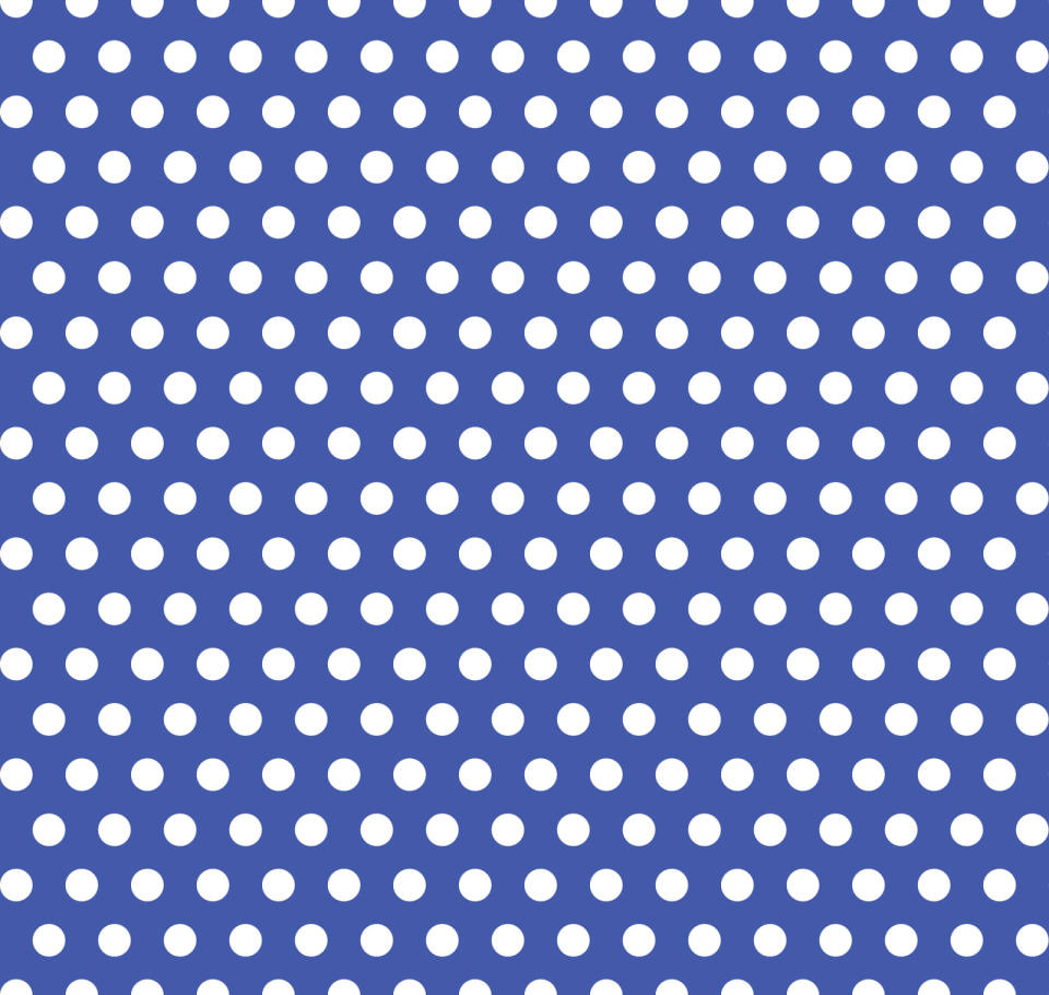 Blue with white polka dot seamless ...