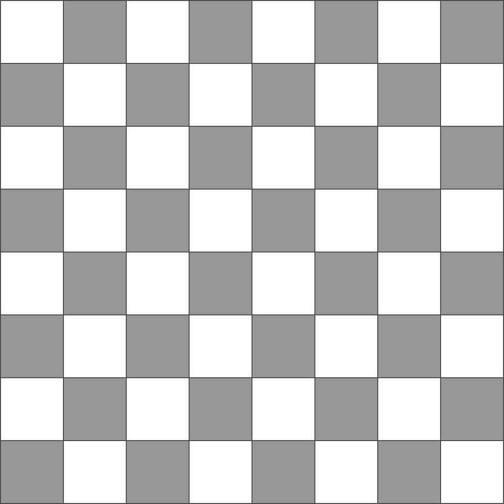 Grey and white checker pattern